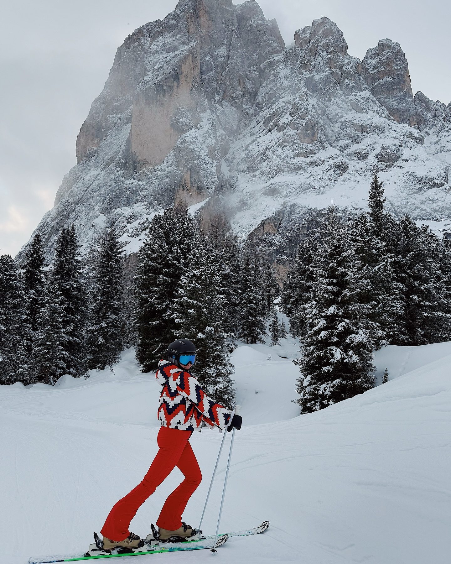 Chevron Polar Flare Down Jacket | Perfect Moment
