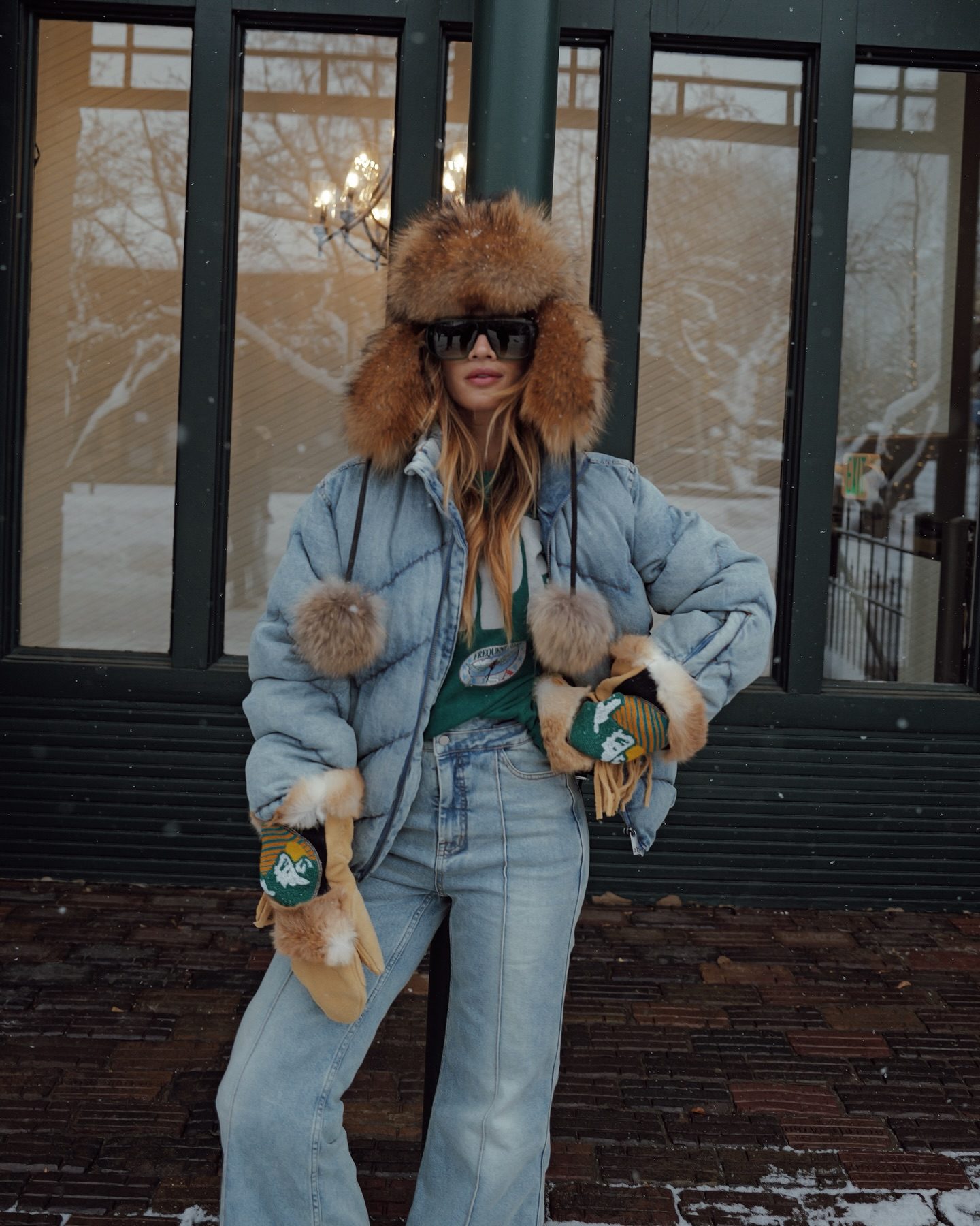Zaza Denim Jumpsuit | Perfect Moment