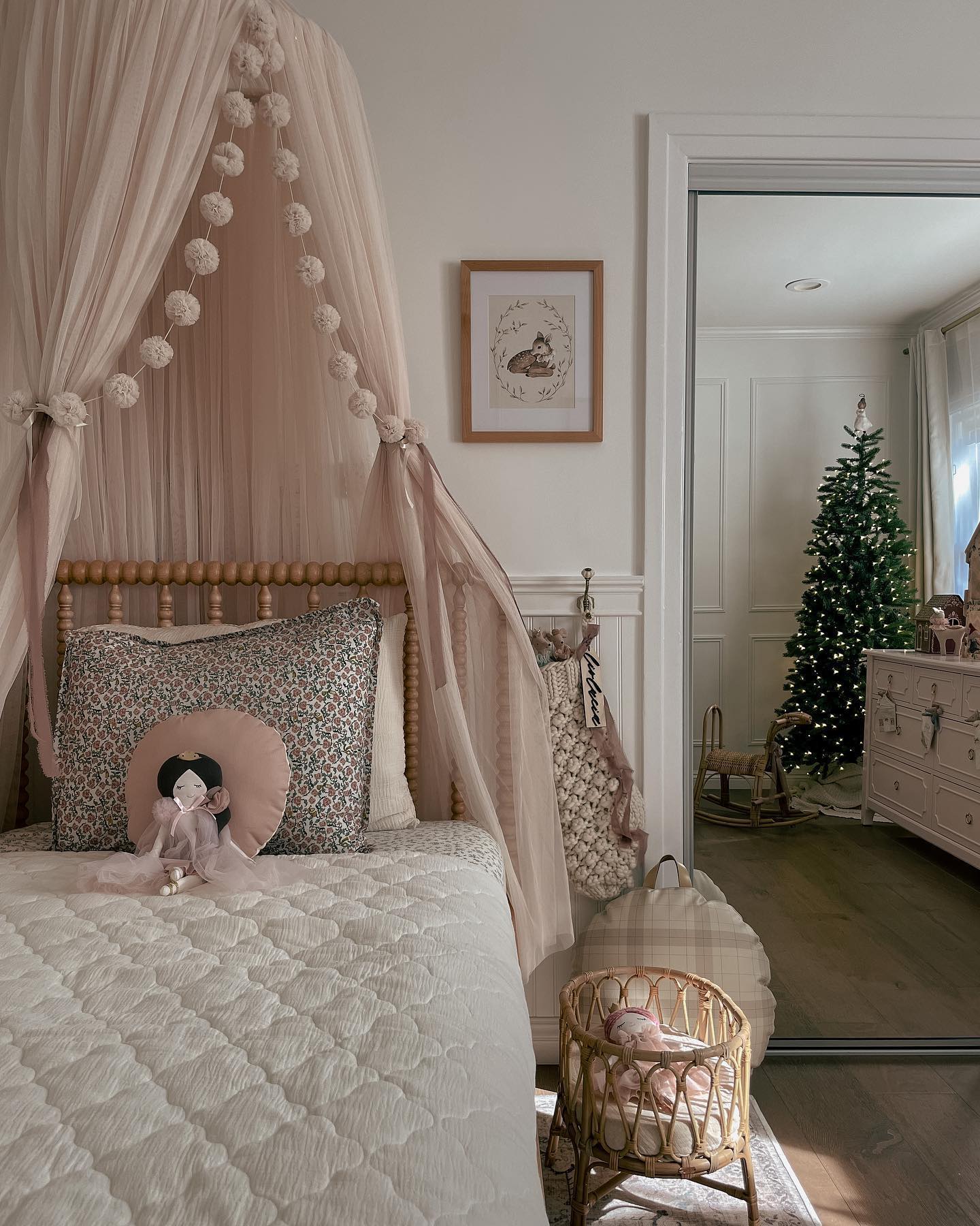 Jenny Lind Deep Brown Wood Spindle Kids Twin Bed - image 7 of 11