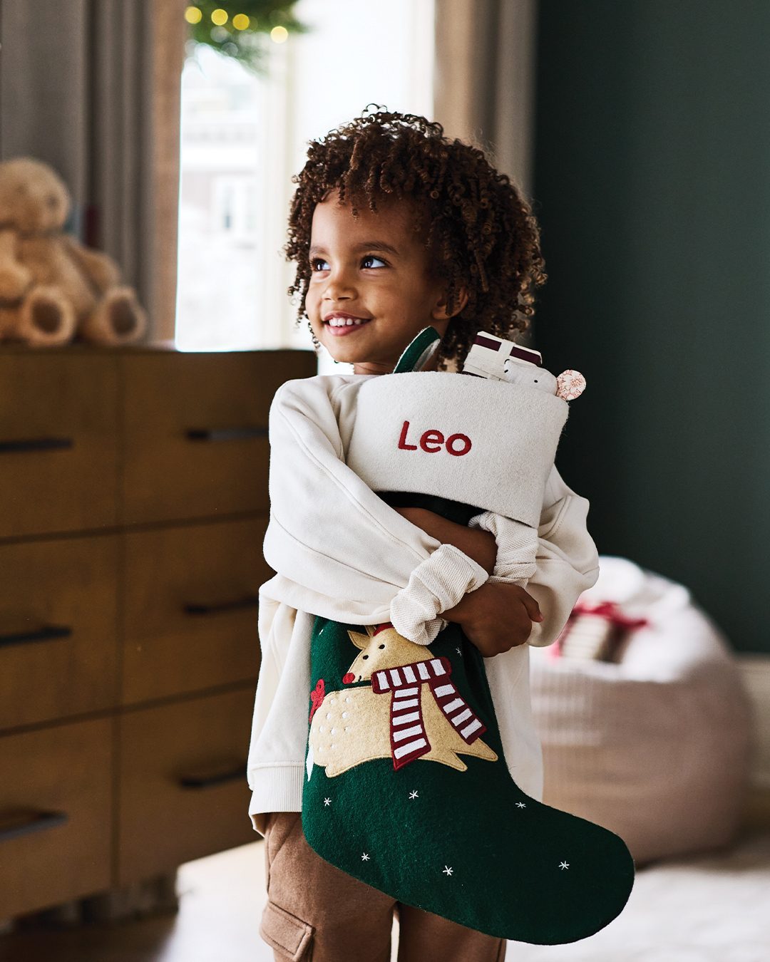 Baby Bear Kids Christmas Stocking by Joan Anderson - image 8 of 9