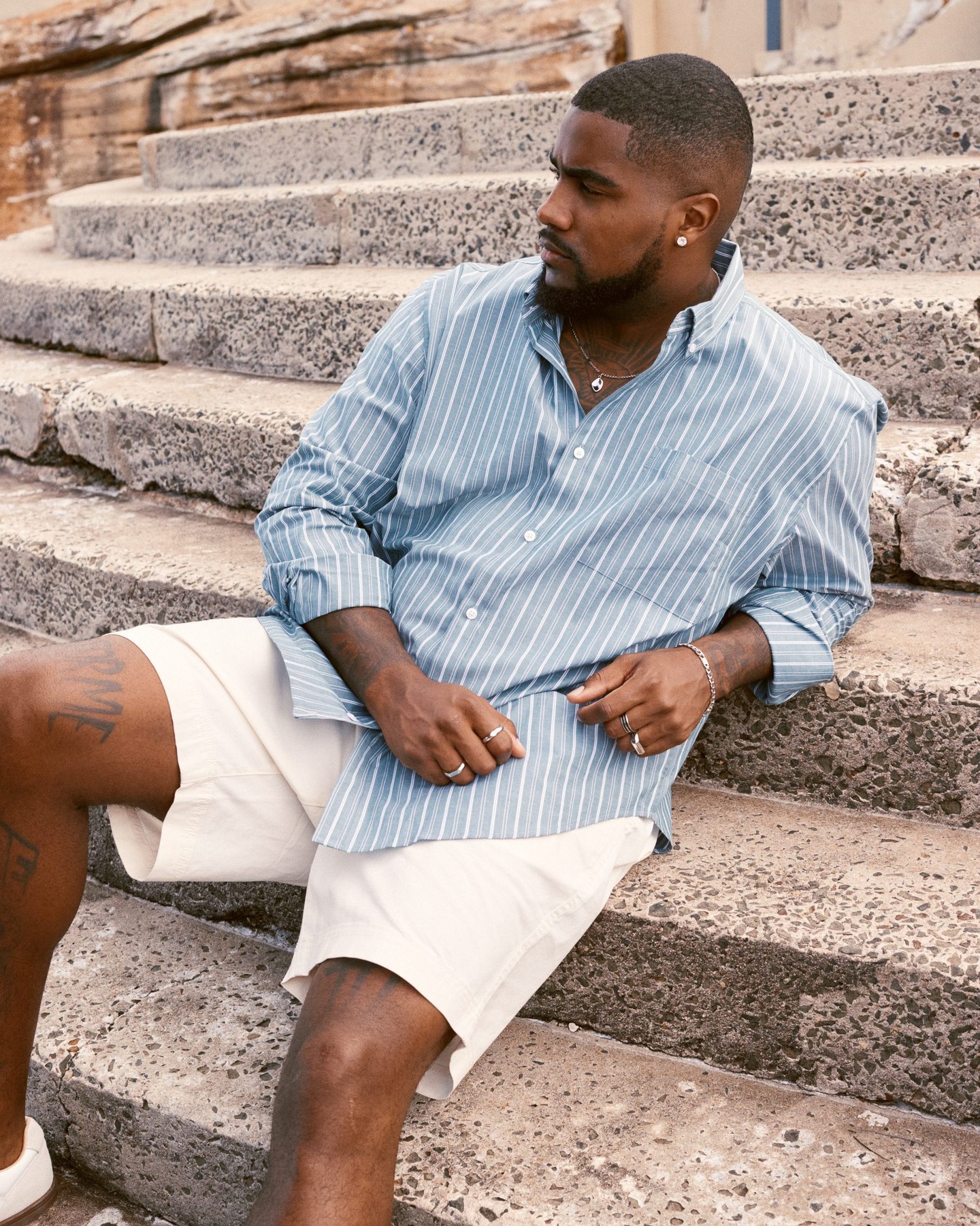 Stripes, sun, and a slow afternoon. Shop Summer online or in-store today.

#johnnybigg #menswear #summerfit #mensstyle #bigandtallfashion #styleedit #outfitinspo
