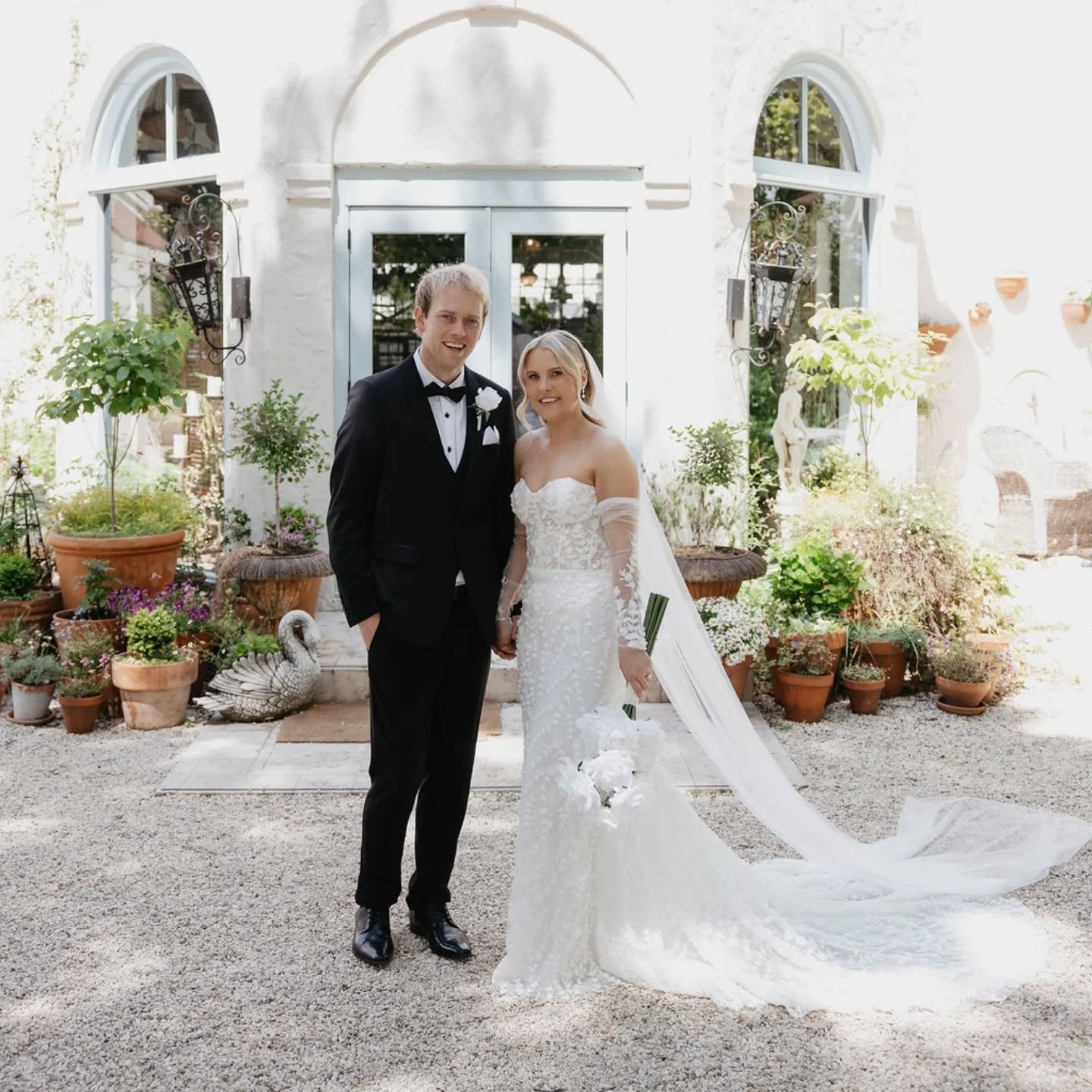 The best day of our lives ❤️

Venue, florals & styling: amartiweddingvenue
Celebrant: announcedbyali
Photographer: morganleephotography_
Videographer: highupfilms
MC/DJ: djmcapples
Bouquets: thebridalcollectiveau
Signs: rivierasignssale
Cake: cakesbysophhh
MUA: makeupbyalexandrah
Hair stylist: kaleighcodrea.hairstylist
Dresses: mwlbride 
Brides shoes: foreversoles
Suits: ydaustralia
Bridesmaid dresses: billy_j_bridal
