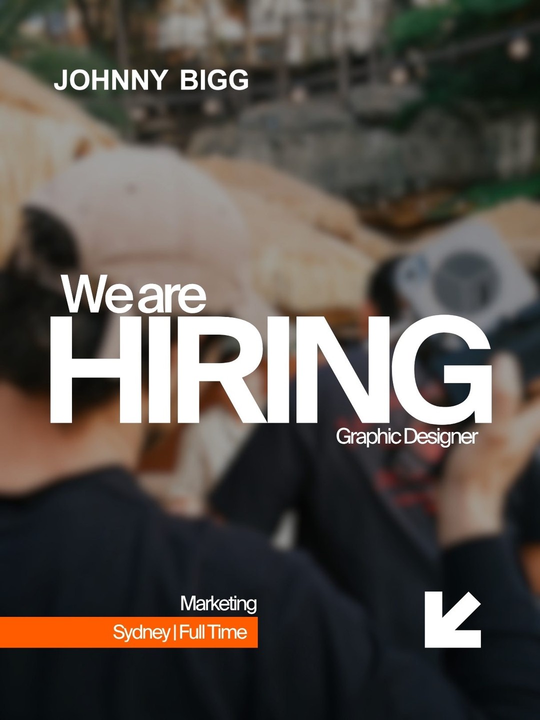 WE'RE HIRING A GRAPHIC DESIGNER.

Swipe through for the brief >>>

We're after a Graphic Designer to help shape the look and feel of every campaign, and keep it all unmistakably Johnny Bigg.

Sounds like you? We want to hear from you!
Apply now, link in bio.

Sydney. Full-time. Marketing Team
