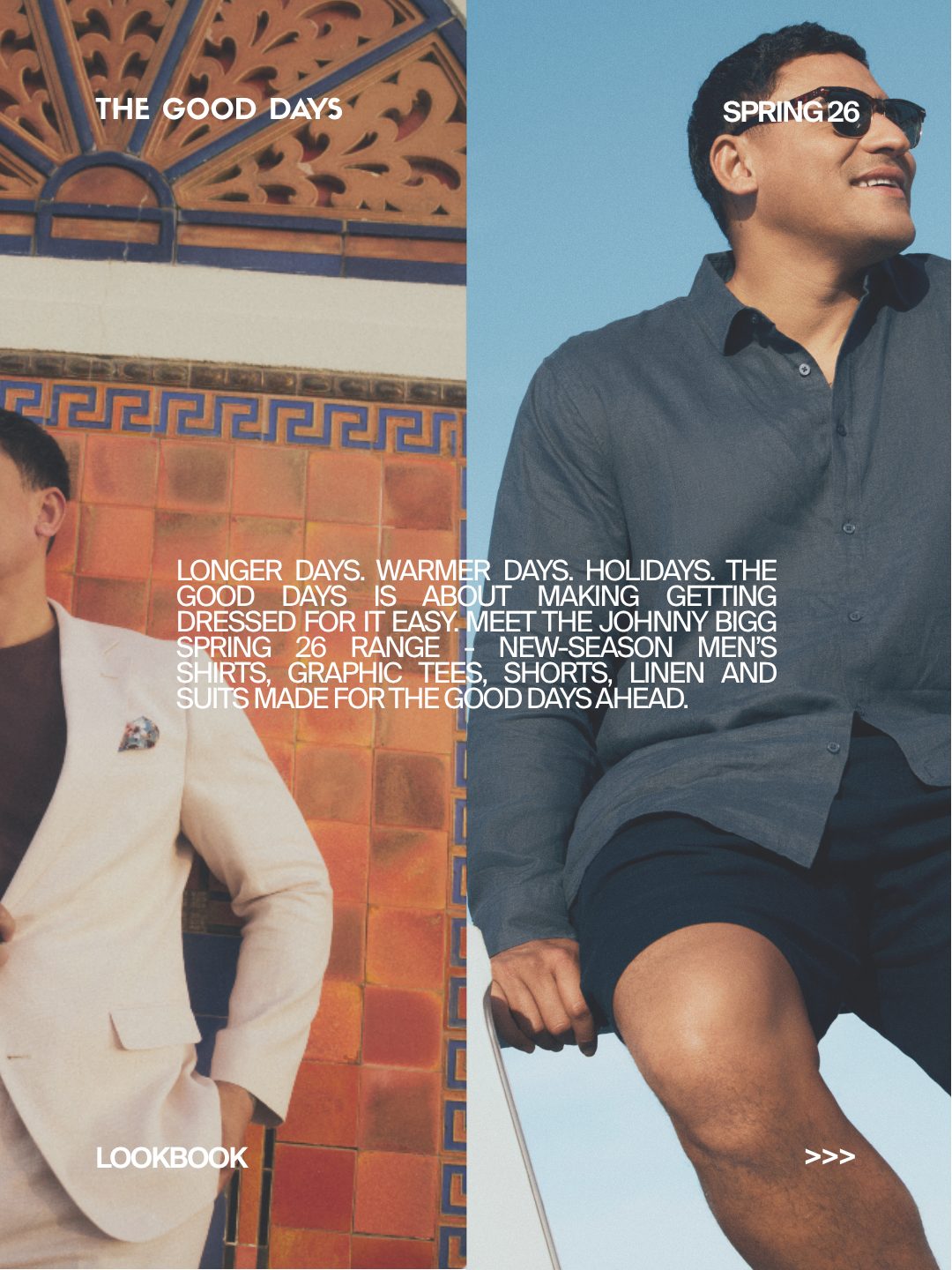 Spring fits, but make it casual. Swipe through The Good Days lookbook for easy outfit ideas, from weekend to everyday.

XL+ & Tall sizes, in-store or online. Link in bio.

 #JohnnyBigg #BigAndTall #TheGoodDays #SpringMenswear #CasualStyle #TallMensClothing